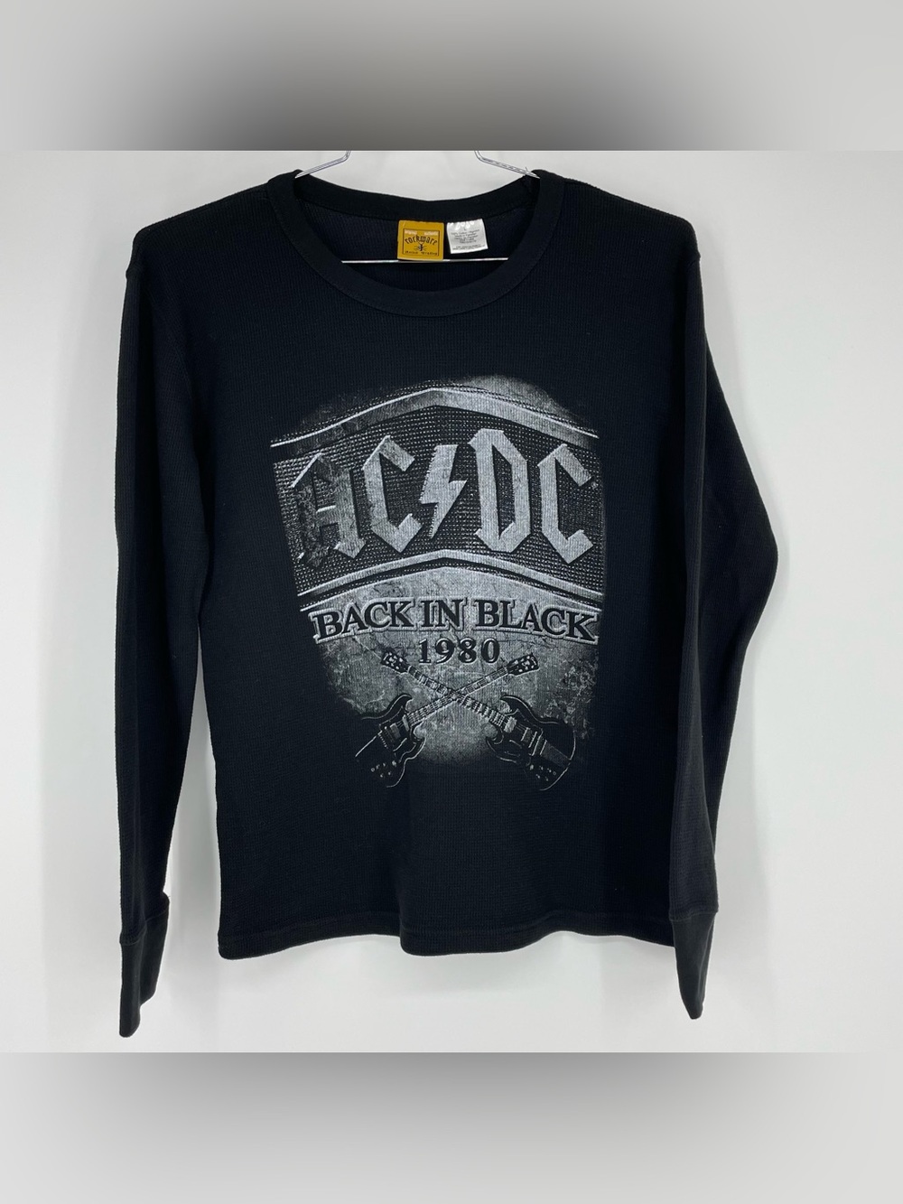 AC/DC Back in Black 2007 Thermal Shirt Rockware Anthill Trading Long Sleeve